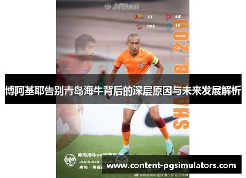 博阿基耶告别青岛海牛背后的深层原因与未来发展解析