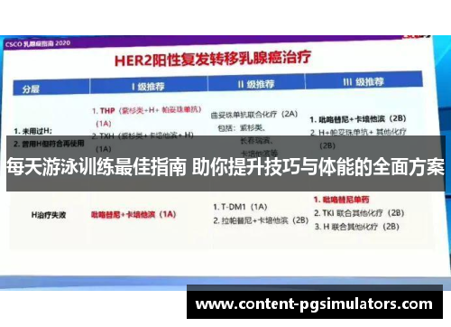 每天游泳训练最佳指南 助你提升技巧与体能的全面方案