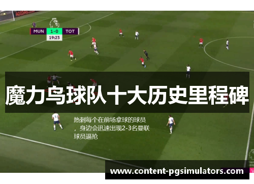 魔力鸟球队十大历史里程碑