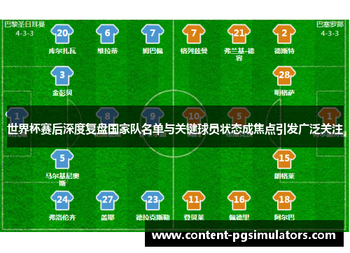 世界杯赛后深度复盘国家队名单与关键球员状态成焦点引发广泛关注