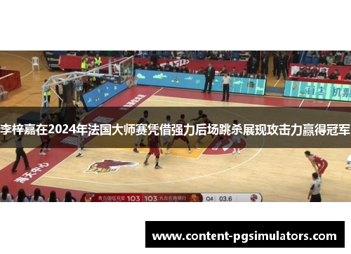 李梓嘉在2024年法国大师赛凭借强力后场跳杀展现攻击力赢得冠军 李梓嘉在2024年法国大师赛凭借强力后场跳杀展现攻击力赢得冠军